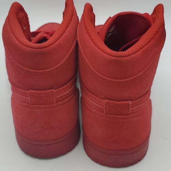 NIKE AIR JORDAN 1 2016 RETRO HIGH TRIPLE GYM RED SUEDE [332550-603] Size 8 - Picture 5 of 16